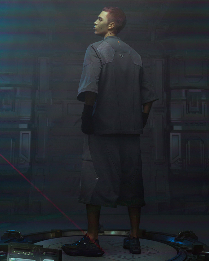 XIPHEVIL Cyberpunk Outfits Bellator IV Suit Shorts