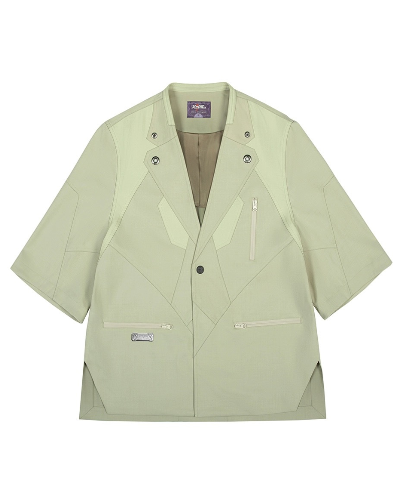 XIPHEVIL Cyberpunk Outfits Demiurge IV Short Sleeve Suit