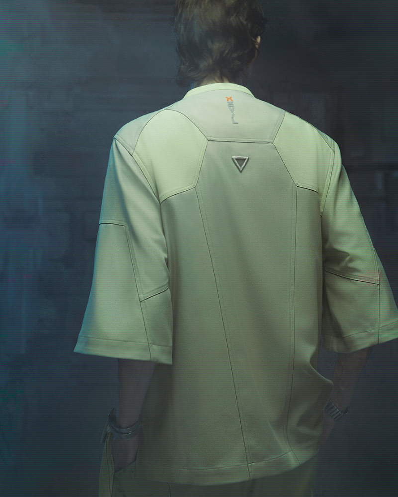 XIPHEVIL Cyberpunk Outfits Demiurge IV Short Sleeve Suit