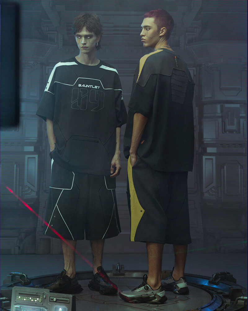 XIPHEVIL Cyberpunk Outfits Star Alliance 09 Sports T-Shirt