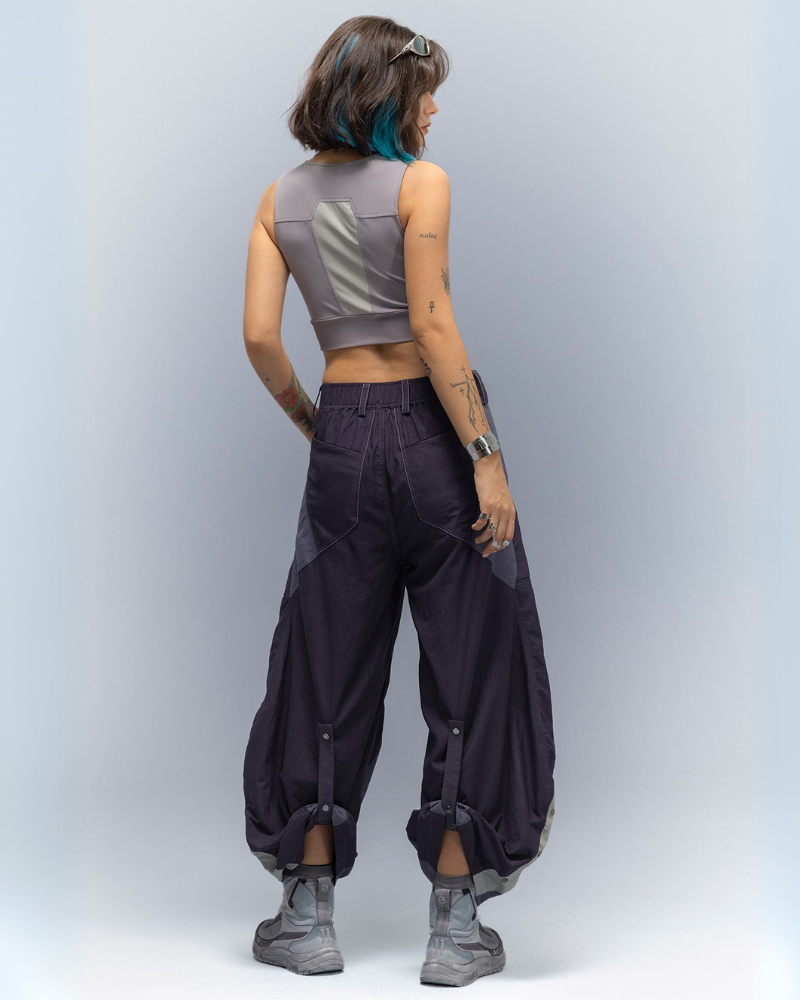 XIPHEVIL Cyberpunk Outfits Wind Blade Functional Quick-Dry Pants