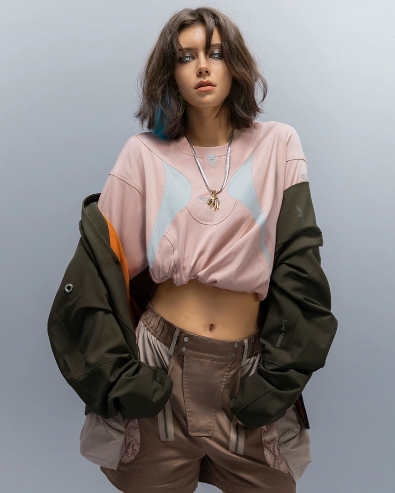 XIPHEVIL Cyberpunk Star Arc Lightweight Cooling T-Shirt