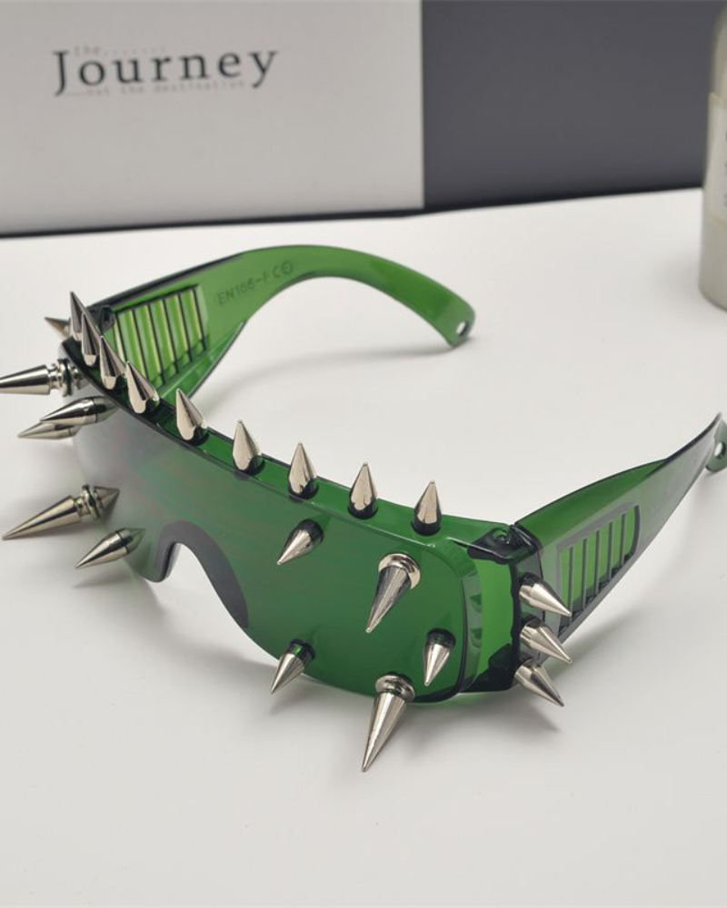 Y2K Rivet Rock Punk Sunglasses