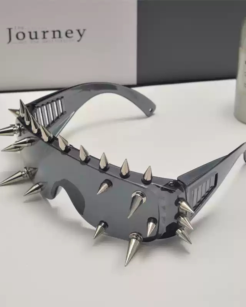 Y2K Rivet Rock Punk Sunglasses