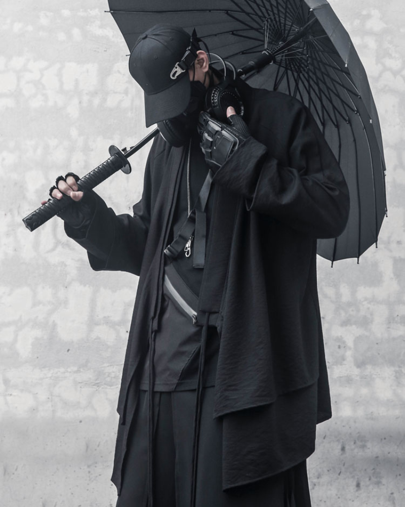 long coat,long black coat,Japanese techwear,techwear outfits,futuristic clothing,cyberpunk clothing,long coat,long black coat,black cloak,black cape,techwear jacket, tech jacket,cyberpunk jacket, cyberpunk techwear jacket, cyberpunk samurai jacket, samurai jacket cyberpunk,ninja costume,ninja halloween costume,samurai jacket,cyberpunk style jacket