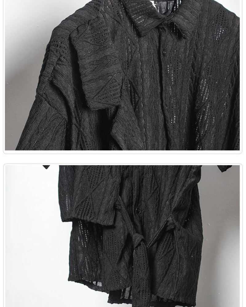 Yamamoto Hollow Short Sleeve Shirt