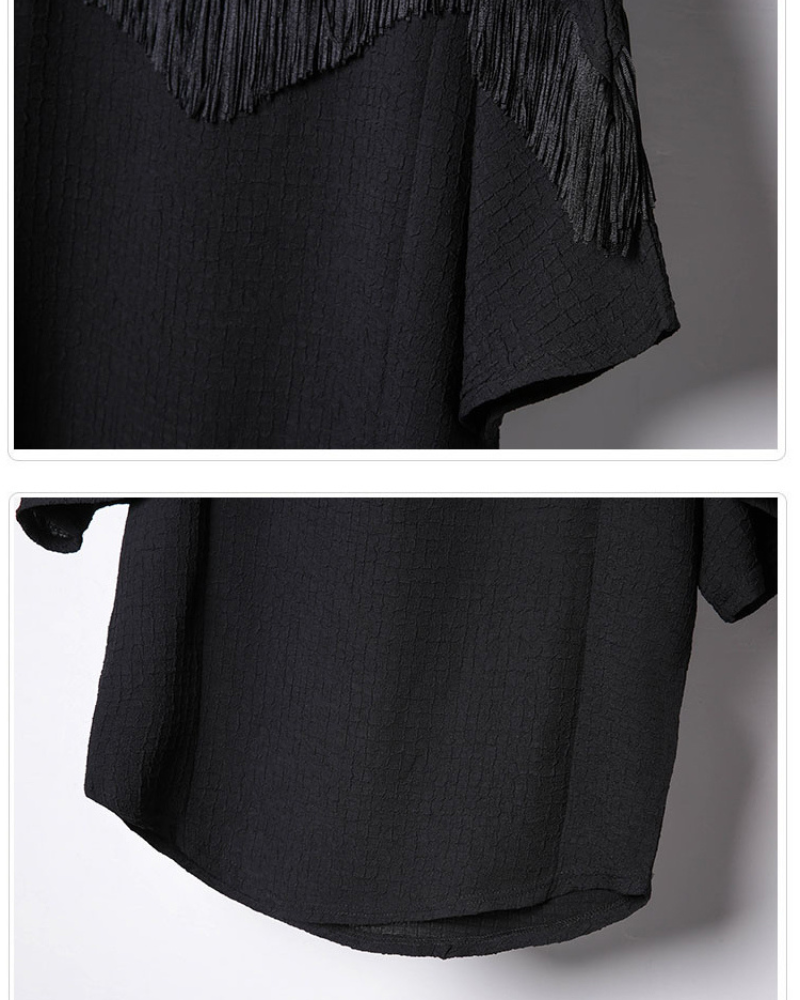 Yamamoto Style Tassel Bat Sleeve T-Shirt