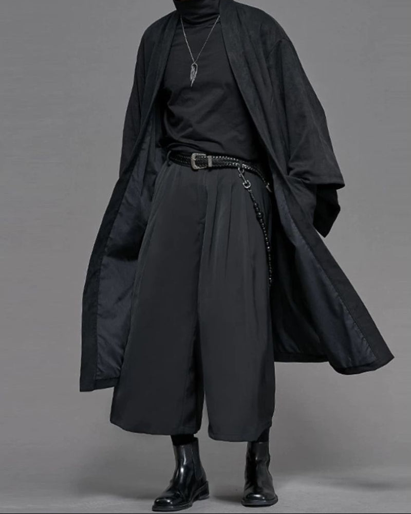 Yamamoto Suede Long Kimino Jacket