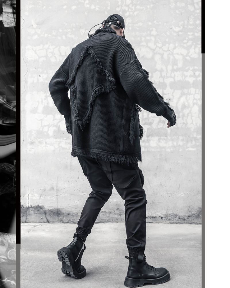 Yamamoto Tassel-Design Knitted Sweater