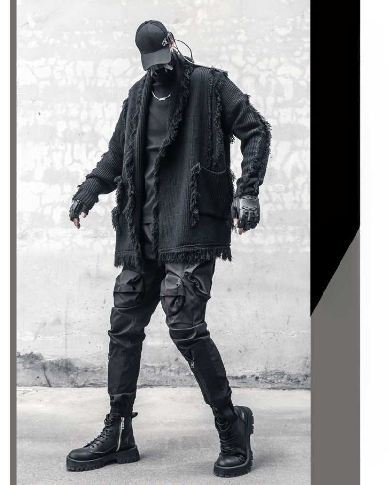 Yamamoto Tassel-Design Knitted Sweater