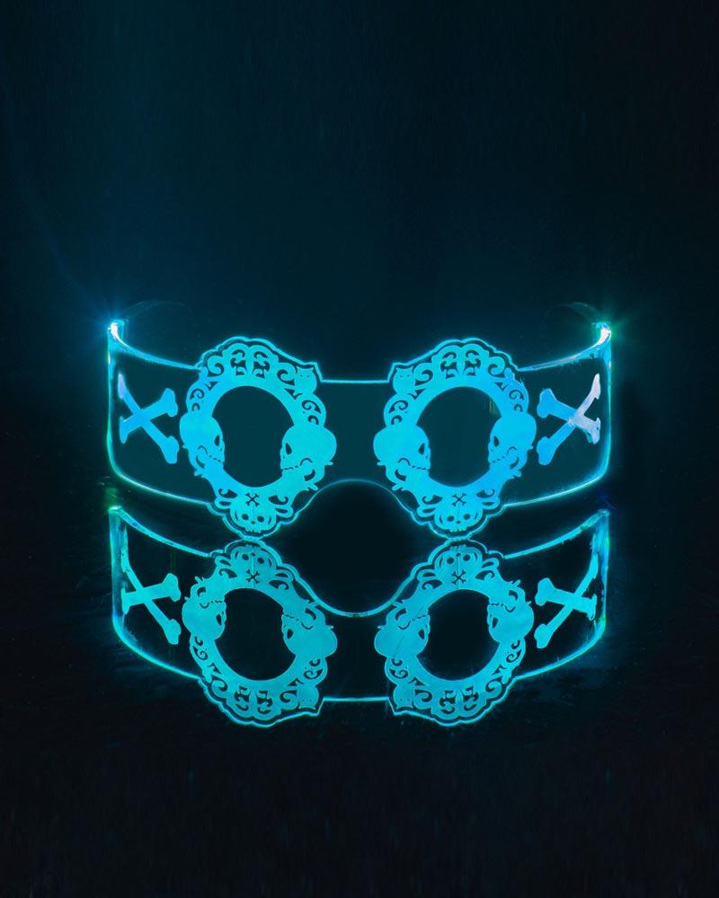 A Kiss For Luck Party Luminous Goggles - Techwear Official