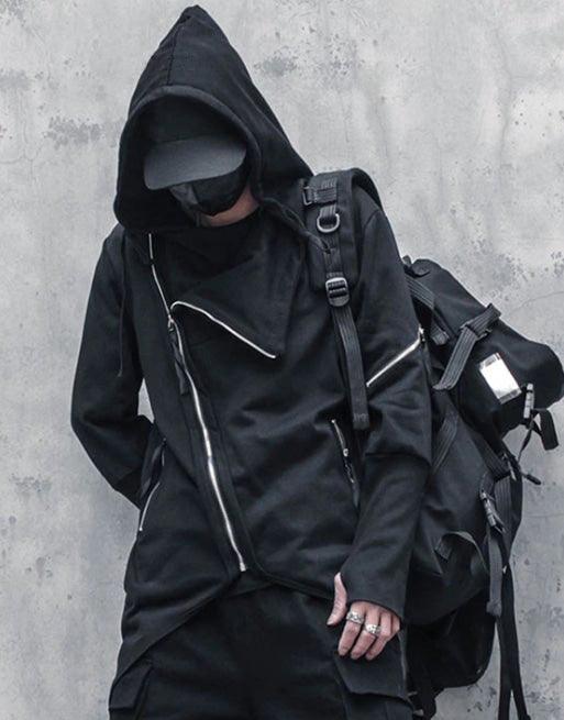 Hooded Jacket,hooded jacket men,jacket,Techwear jacket,Futuristic jacket,techwear jacket, tech jacket,cyberpunk jacket, cyberpunk techwear jacket, cyberpunk aesthetic outfits,cyberpunk clothes,cyber fashion,cyberpunk aesthetic,cyberpunk fashion,cyberpunk samurai jacket, samurai jacket cyberpunk,ninja costume,ninja halloween costume,samurai jacket