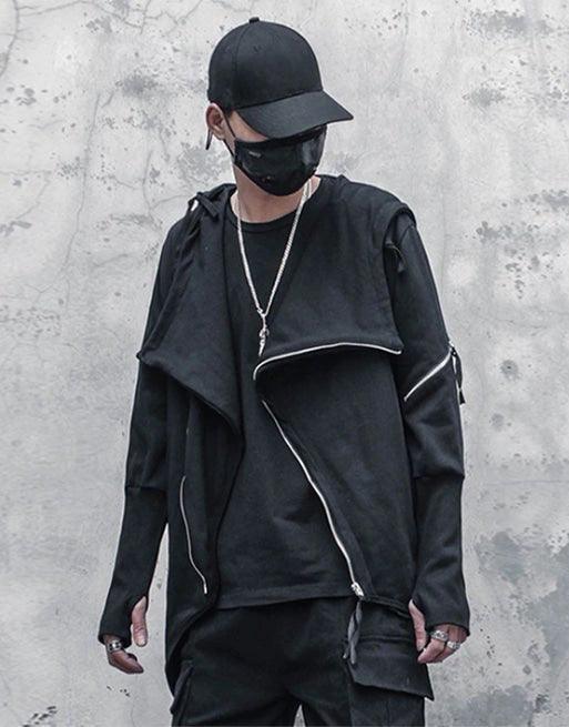 Hooded Jacket,hooded jacket men,jacket,Techwear jacket,Futuristic jacket,techwear jacket, tech jacket,cyberpunk jacket, cyberpunk techwear jacket, cyberpunk aesthetic outfits,cyberpunk clothes,cyber fashion,cyberpunk aesthetic,cyberpunk fashion,cyberpunk samurai jacket, samurai jacket cyberpunk,ninja costume,ninja halloween costume,samurai jacket