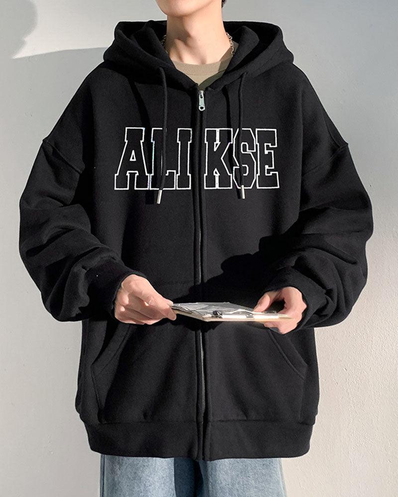 All Warm Urban Thick Zip Hoodie - Techwear Official
