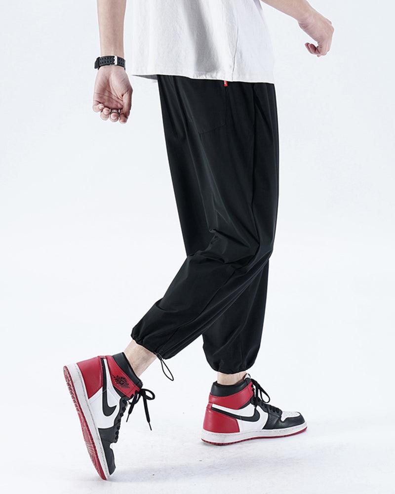 Summer Party Ice Silk Jogger Pants - Techwear Official