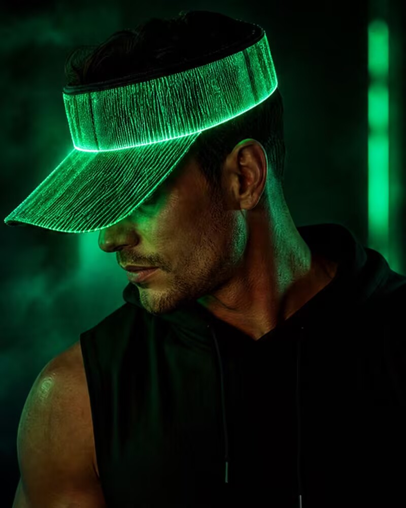 LED Tech Light-Up Sun Visor