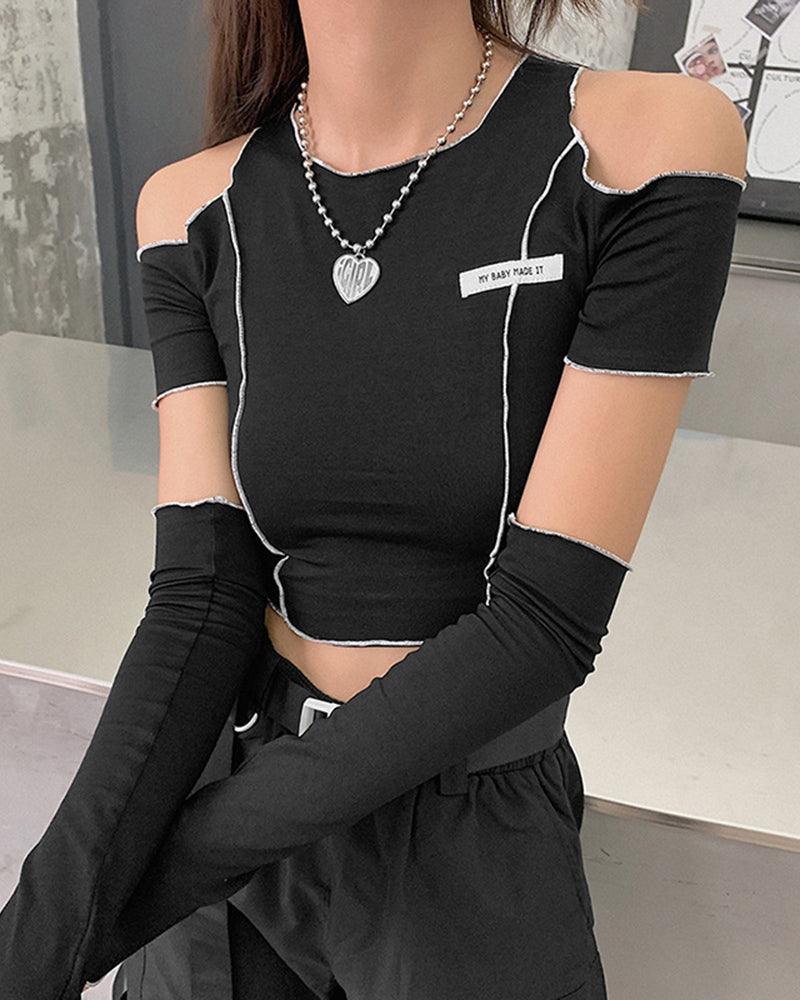 Catch My Drift Patchwork Top - Techwear Official