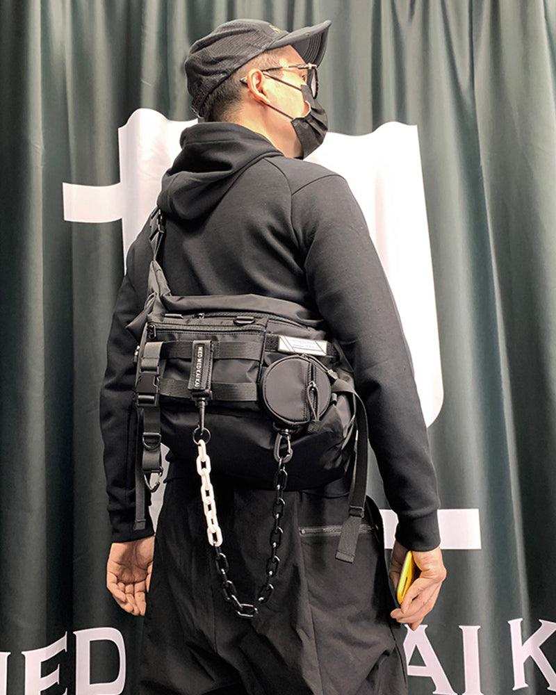 sling bag,crossbody bags,messenger bag,crossbody sling bag,tactical sling bag,best sling bag,waterproof sling bag,crossbody messenger bag,tactical messenger bag,waterproof messenger bag,black sling bag,black messenger bag,mens sling bag,mens sling bag,sling bag for men,mens messenger bag,messenger bag for men,techwear,tech wear,affordable techwear,techwear fashion,Japanese techwear,urban streetwear