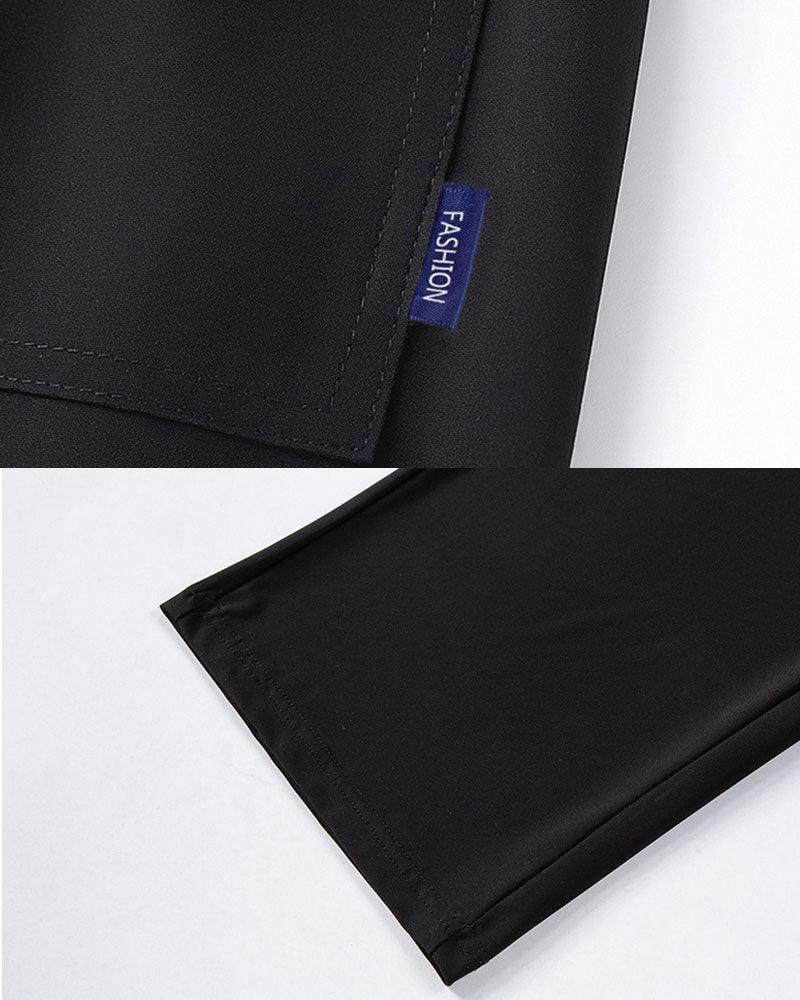 Summer Song Ice Silk Wide Leg Pants - Techwear Official