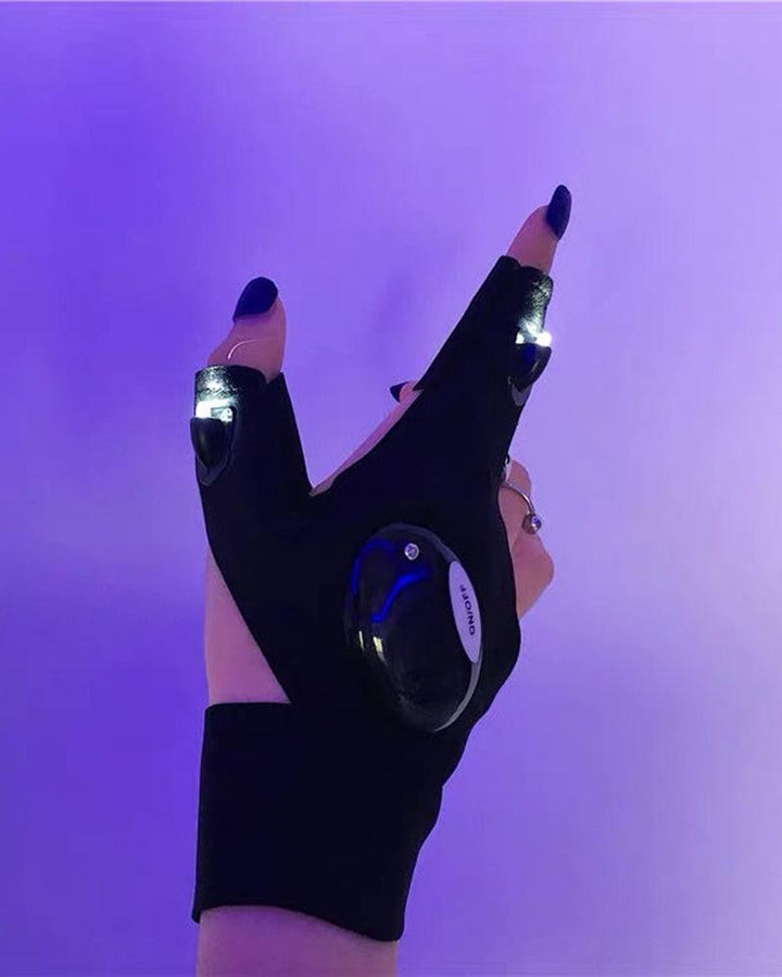 Cybergirl Glow Gloves - Techwear Official