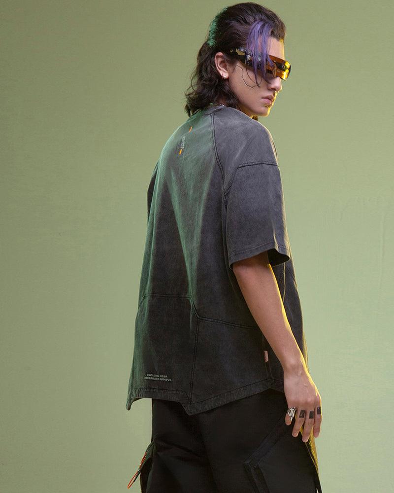 Cyberpunk Luminous Letters T-Shirt - Techwear Official