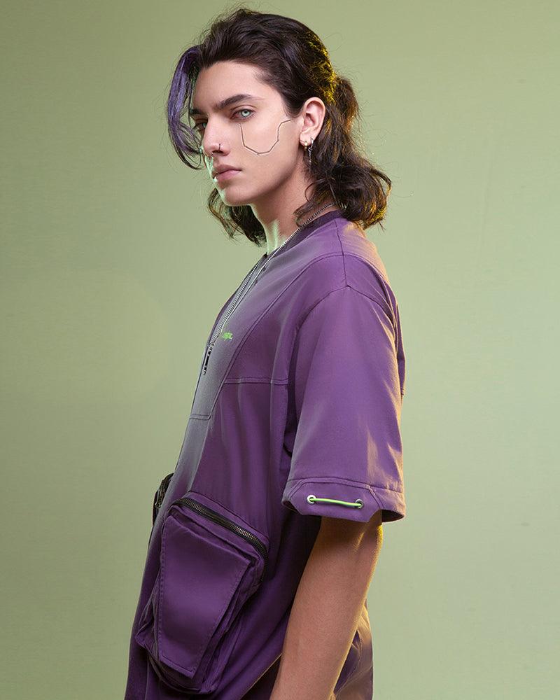 Cyberpunk Streetwear Multi-pocket T-Shirt - Techwear Official