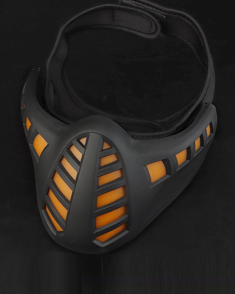 cyberpunk helmet,cyberpunk mask,cyberpunk mask helmet,led halloween mask,led mask halloween,cyberpunk art,cyberpunk fashion,cyber fashion,cyberpunk aesthetic,sci fi helmet,futuristic helmet,techwear mask,black face mask,half face mask,led mask,led face mask,halloween mask