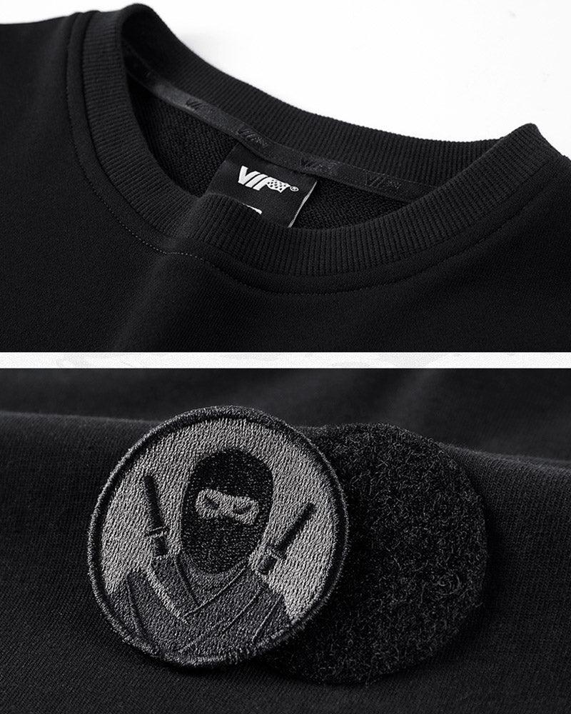 Feel The Life Samurai Badge Sweatshirt - Techwear Official