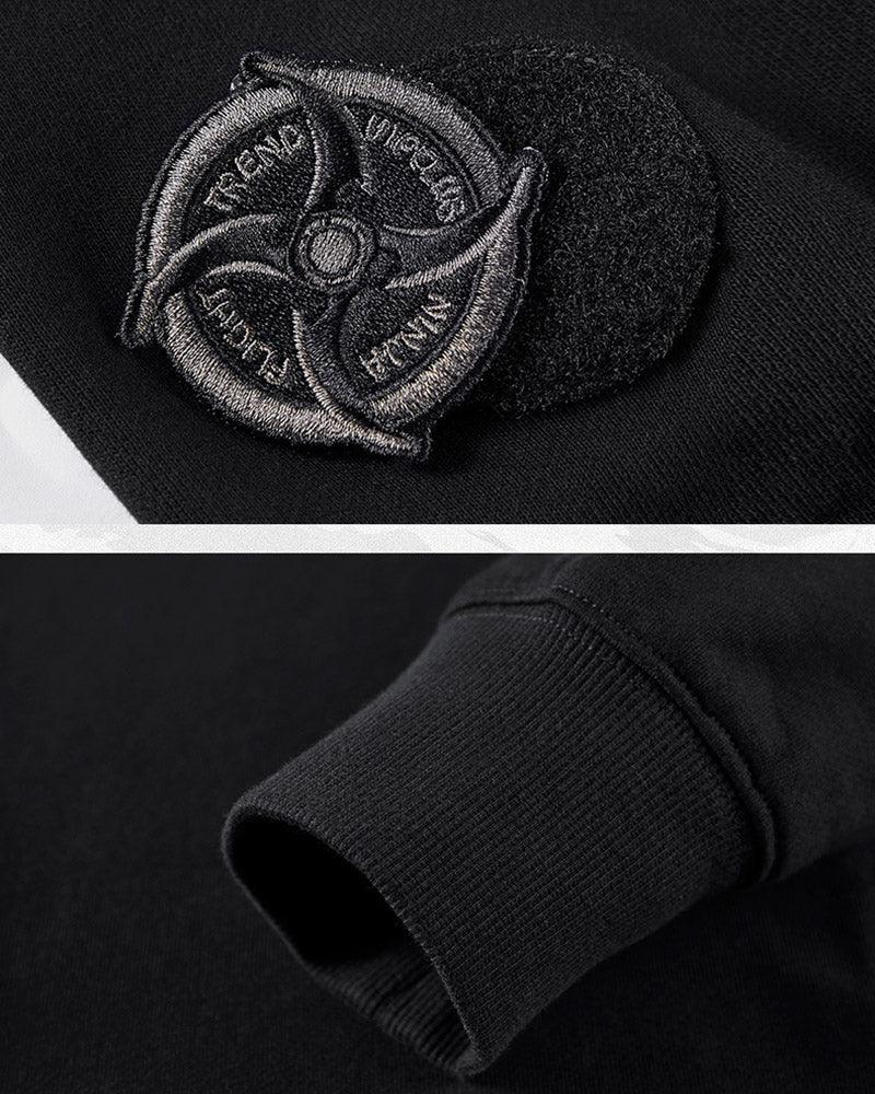Feel The Life Samurai Badge Sweatshirt - Techwear Official
