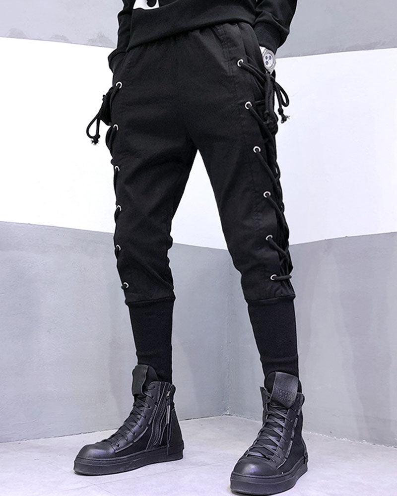 Follow Me Freely Drawstring Jogger Pants - Techwear Official