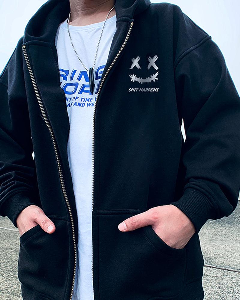 Frequency Smiley Hoodie - Techwear Official