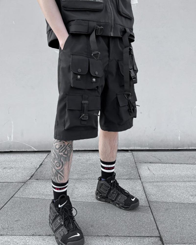 Functional Multi-pocket Cargo Shorts - Techwear Official
