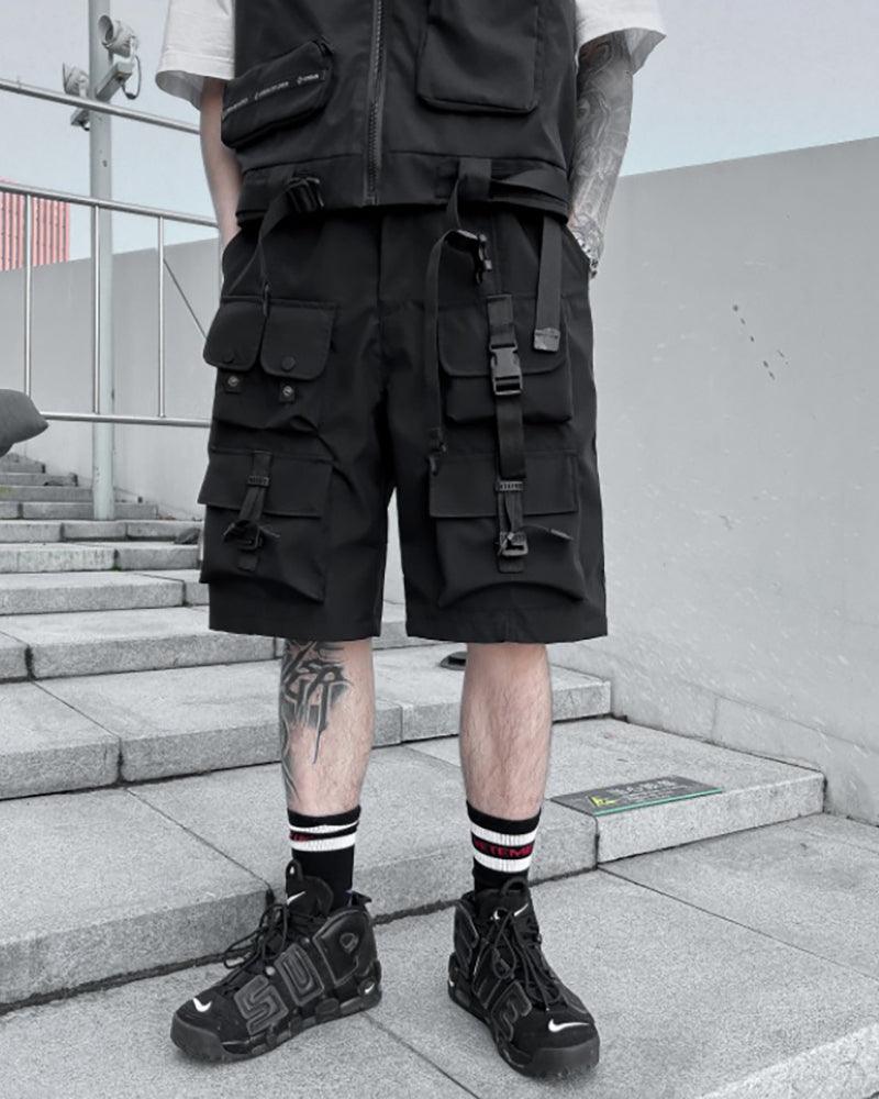 Functional Multi-pocket Cargo Shorts - Techwear Official
