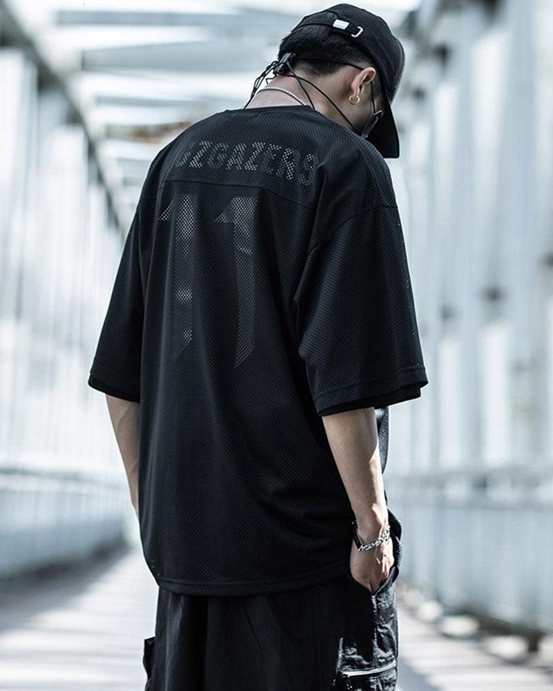 Get A Hint Fake Two Short Sleeve T-Shirt - Techwear Official