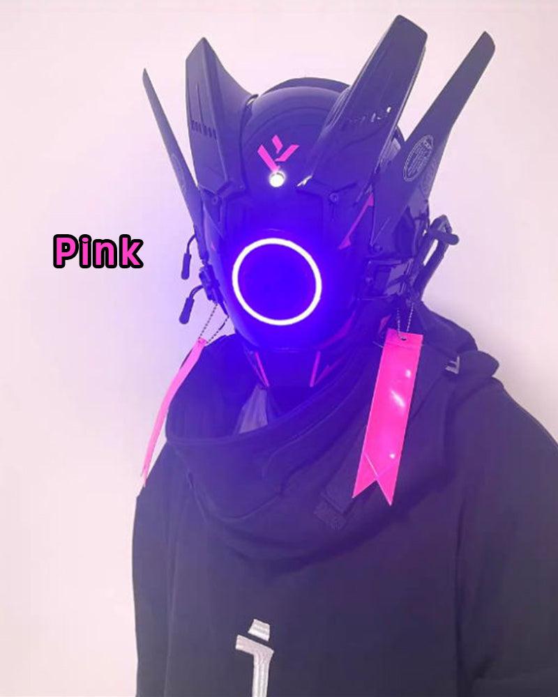 Got Me Wanting Cyberpunk Mask (LEDs available in 7 colors) - Techwear Official
