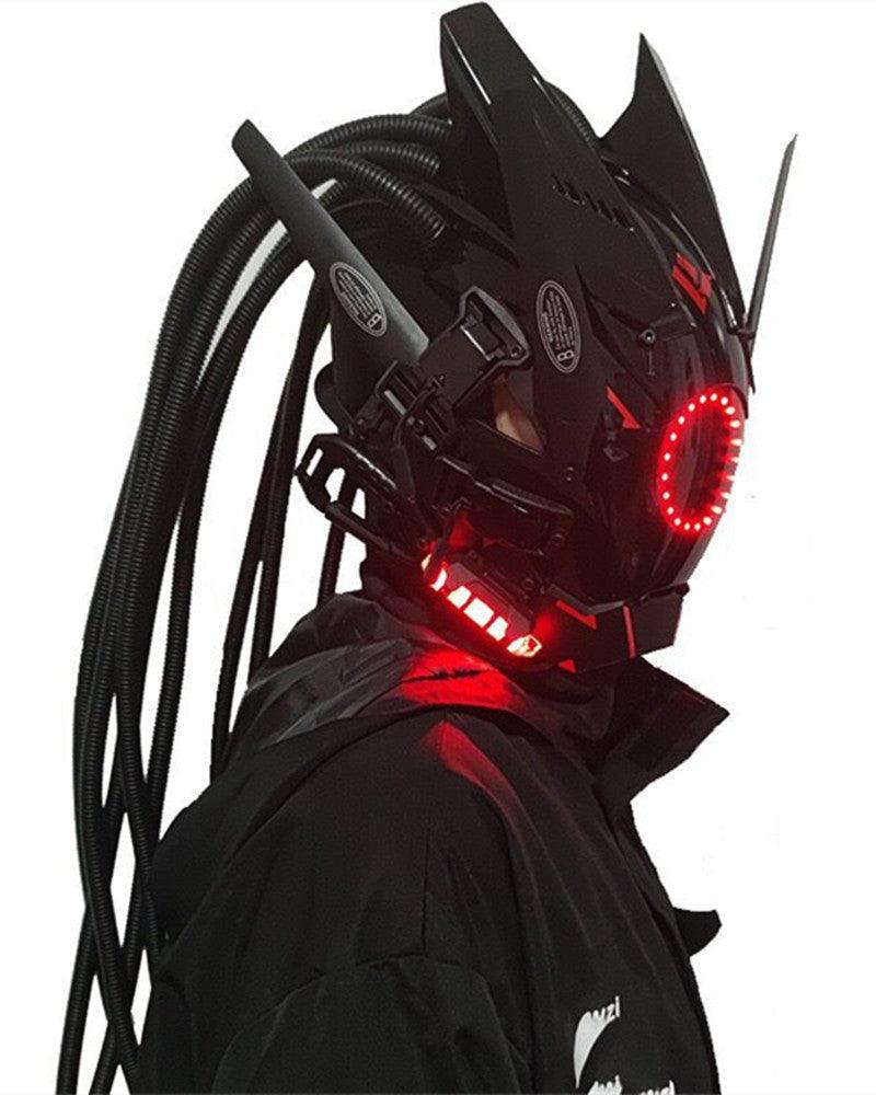 Got Me Wanting Cyberpunk Mask (LEDs available in 7 colors) - Techwear Official