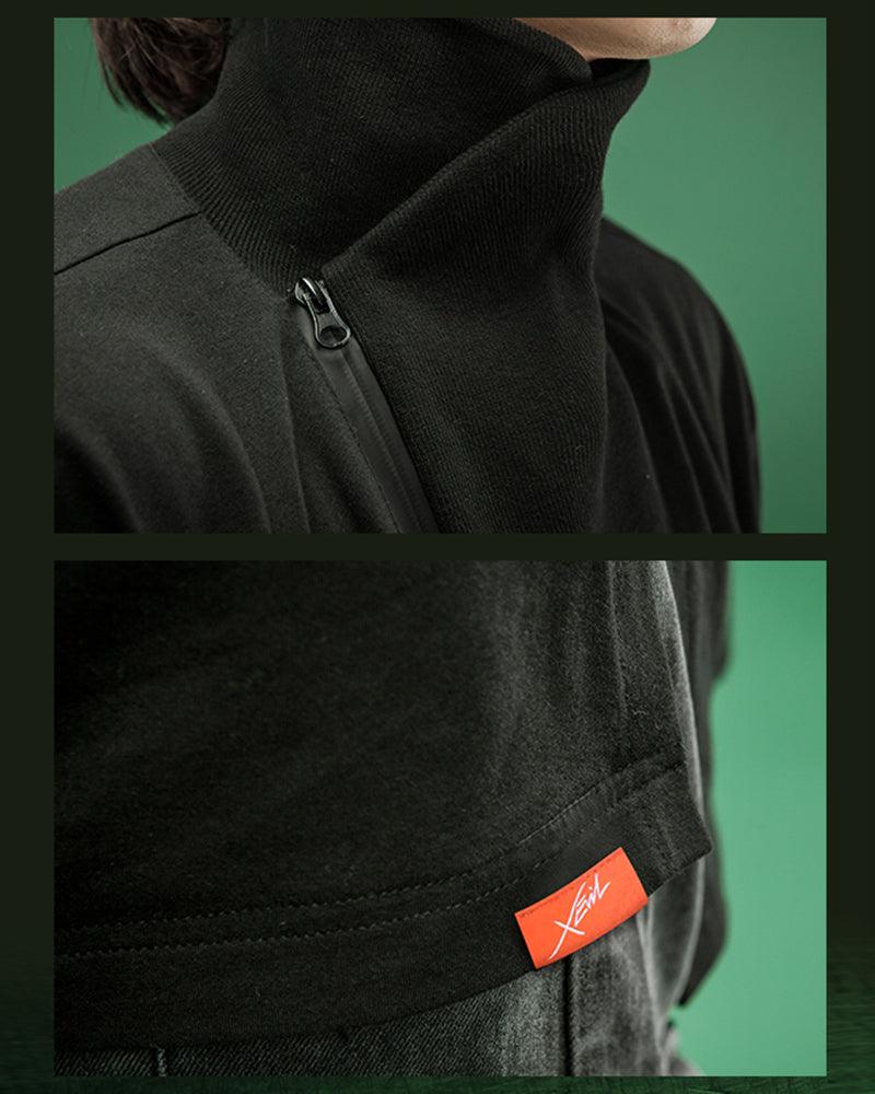 Iron Warrior Cyberpunk Fake Two Pieces T-Shirt - Techwear Official