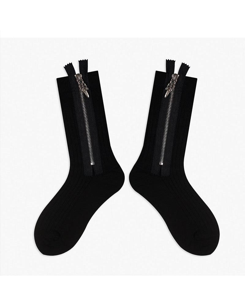 Japanese Style Sword Zipper Sports Socks - Techwear Official
