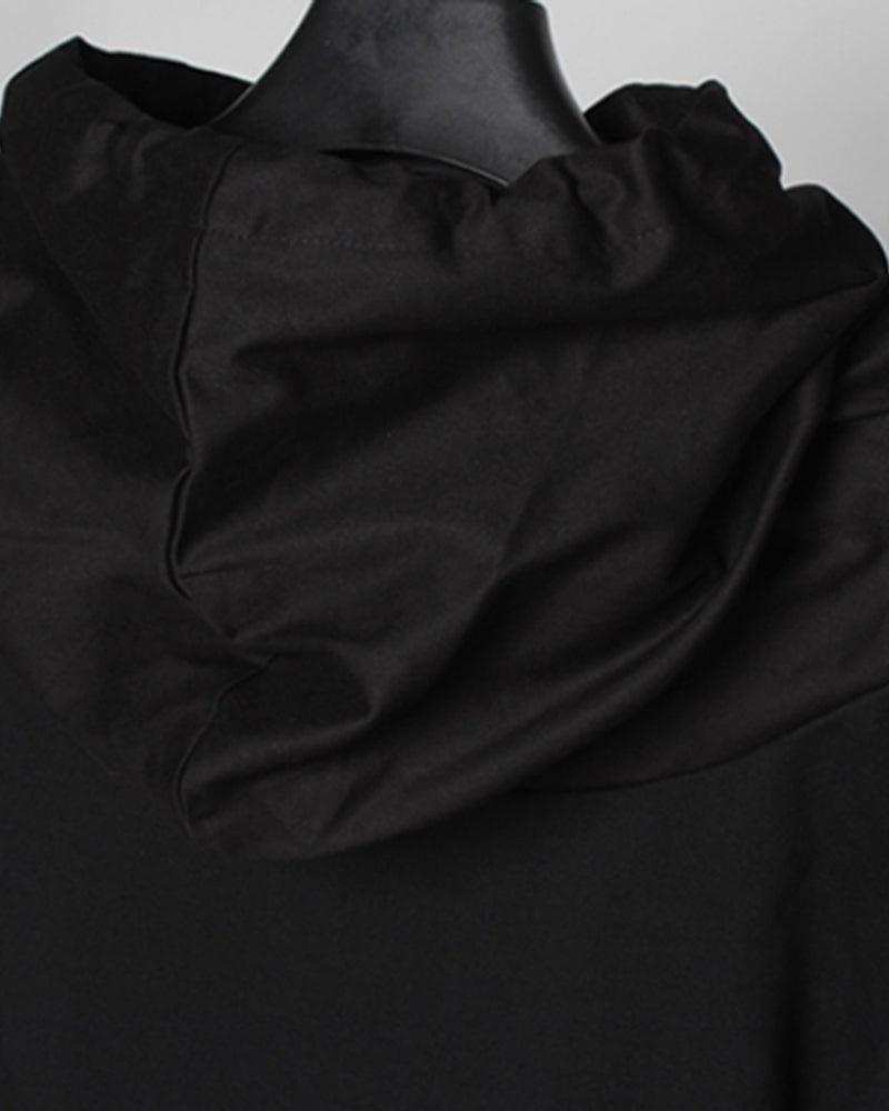 Life Is Meaningless Hoodie Cloak - Techwear Official