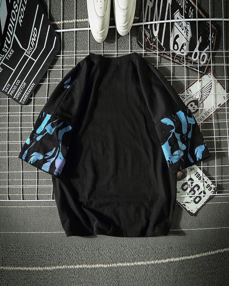 Like A Blue Butterfly Boom Time T-Shirt - Techwear Official