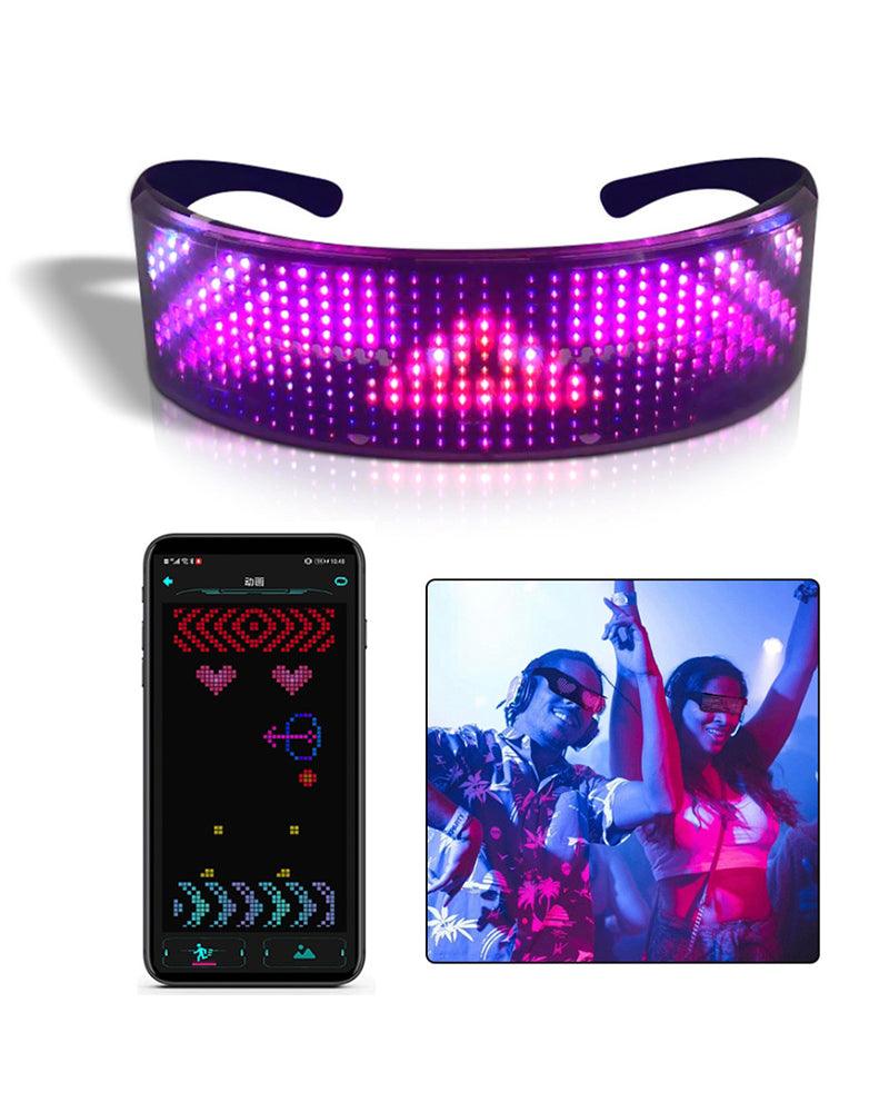 M-Zone Rhythm Cyberpunk Shining Glasses ( Customizable Text And Image Available) - Techwear Official
