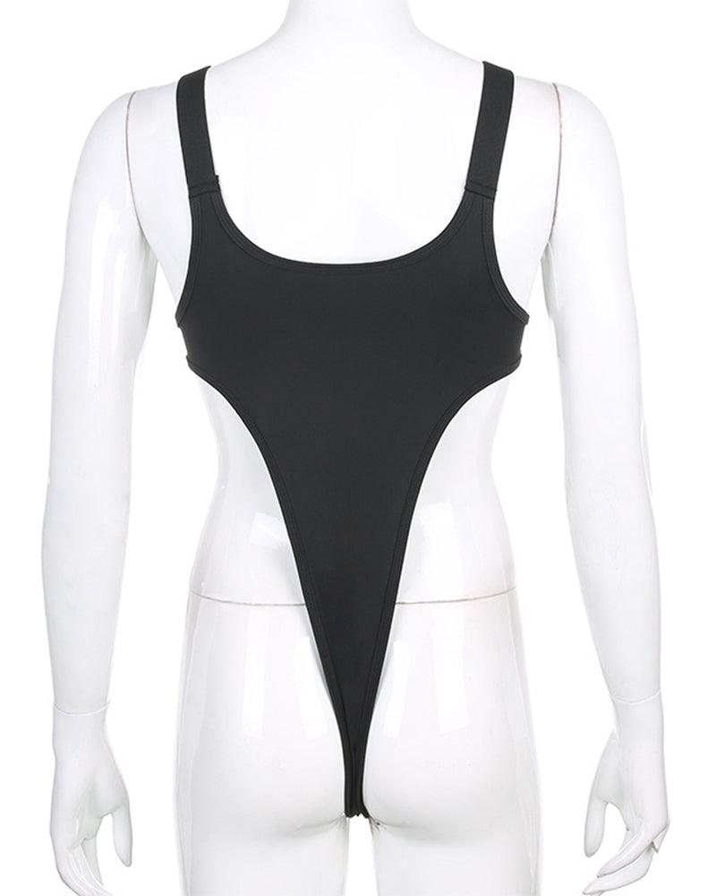 One I Adore Buckle Strap Bodysuit - Techwear Official