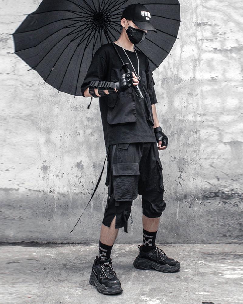 One I Adore Multi-Pocket Ninja Shorts - Techwear Official