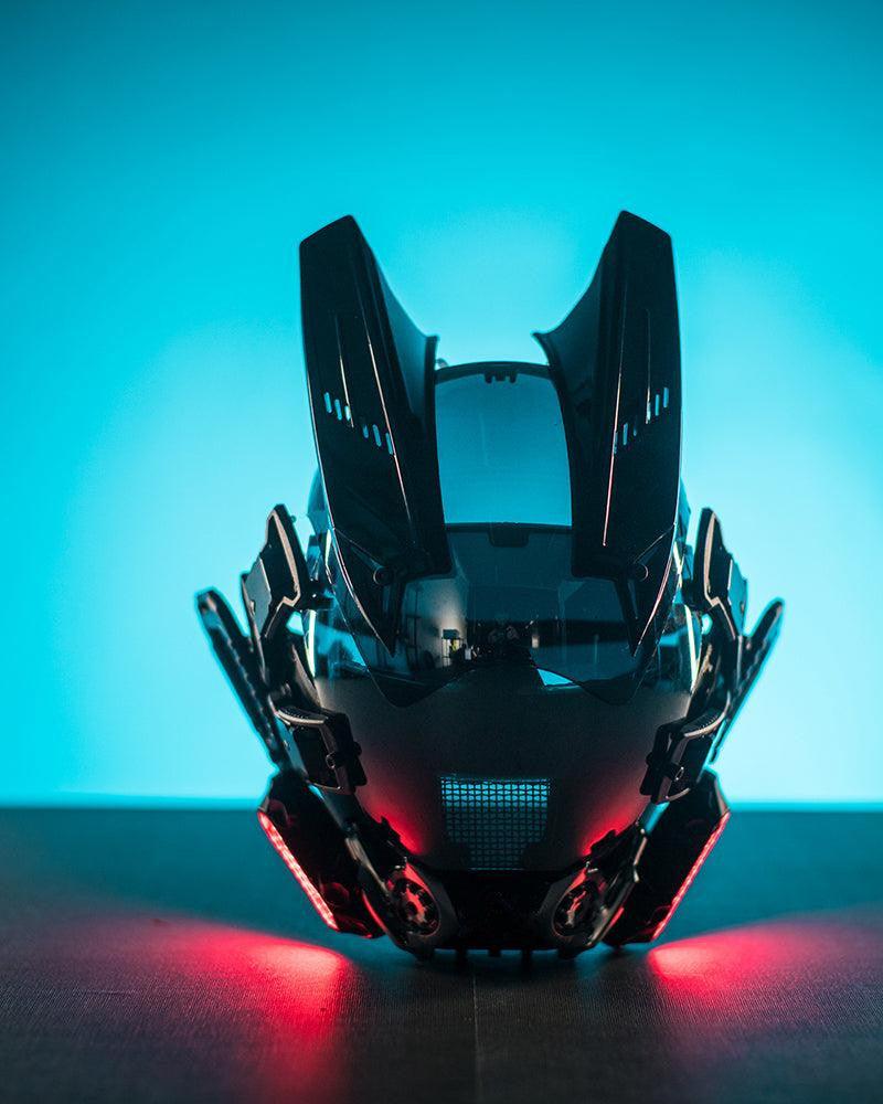 cyberpunk helmet,cyberpunk mask,cyberpunk mask helmet,led halloween mask,led mask halloween,cyberpunk art,cyberpunk fashion,cyber fashion,cyberpunk aesthetic,sci fi helmet,futuristic helmet,techwear mask