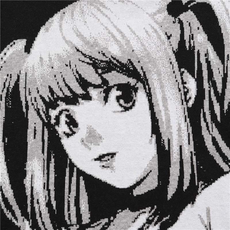 Shape Of My Heart Anime Sweater - Techwear Official