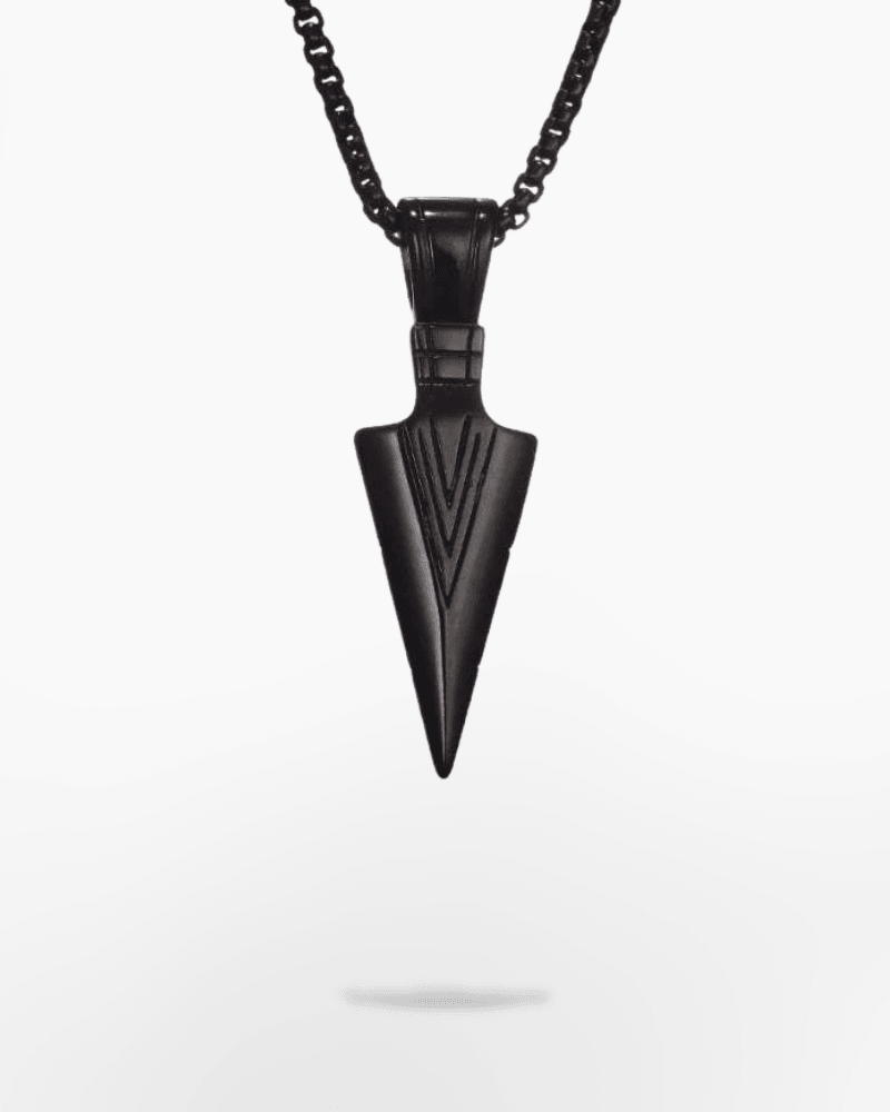 So What Black Arrowhead Necklace - Techwear Official
