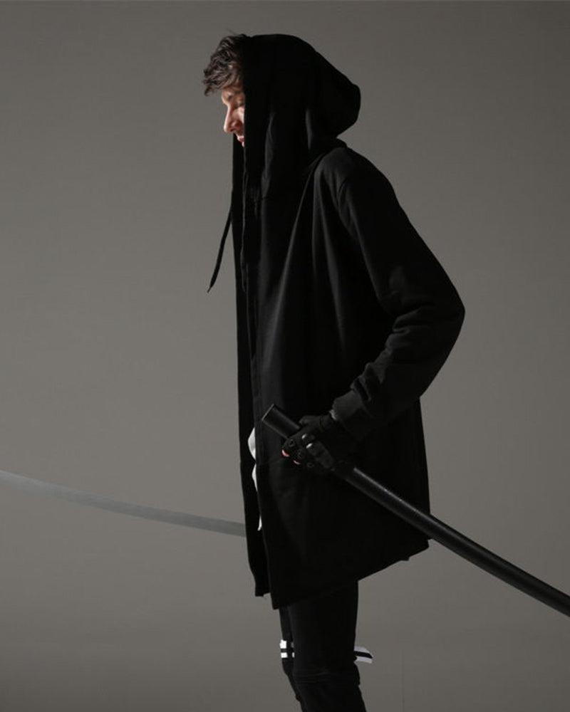 Sometime Never Wizard Hooded Zip Cloak - Techwear Official