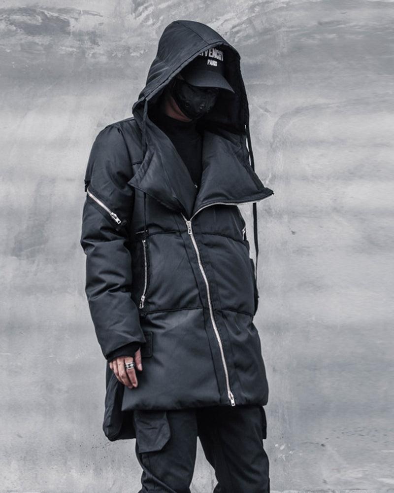long coat,long black coat,Japanese techwear,techwear outfits,futuristic clothing,cyberpunk clothing,long coat,long black coat,black cloak,black cape,techwear jacket, tech jacket,cyberpunk jacket, cyberpunk techwear jacket, cyberpunk samurai jacket, samurai jacket cyberpunk,ninja costume,ninja halloween costume,samurai jacket,cyberpunk style jacket,techwear,tech wear,affordable techwear,techwear fashion