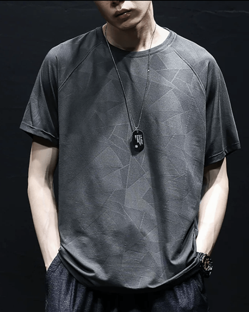 Techwear T-shirts,mens black tees,ice tee,japanese techwear,Men&
