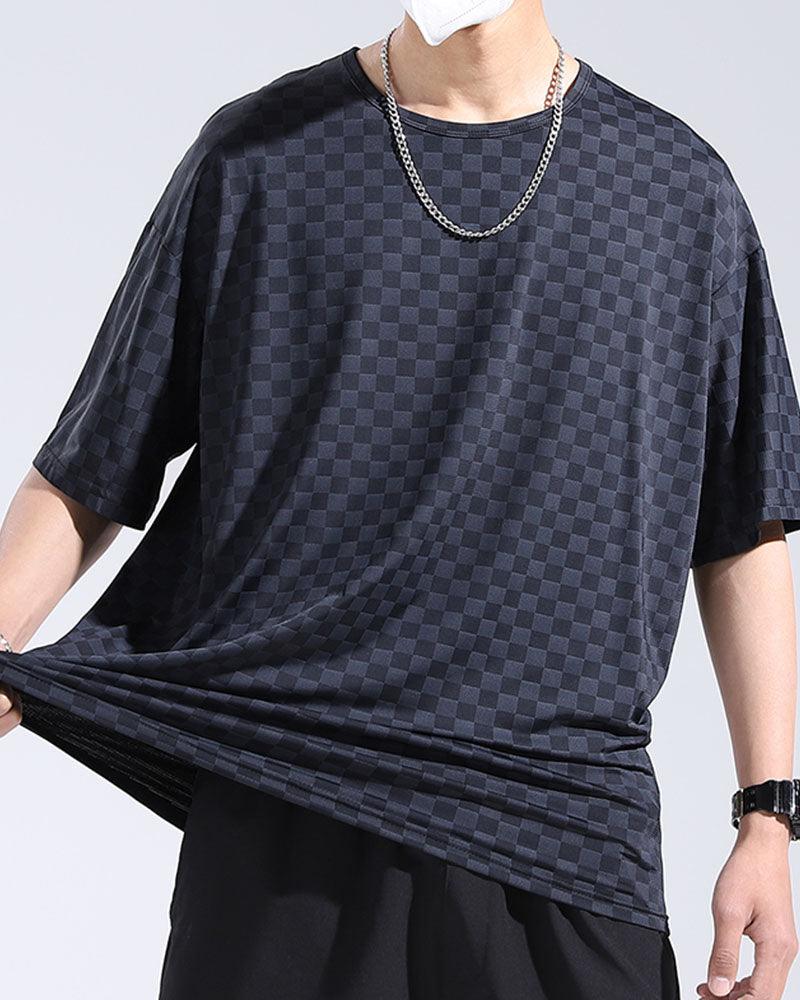 Techwear T-shirts,mens black tees,ice tee,japanese techwear,Men&